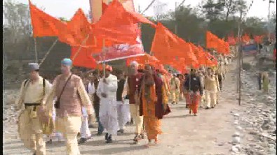 Shahi Snan procession at Mahakumbh Mela, Haridwar