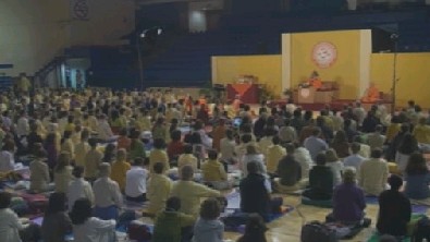 Opening of the Yoga Weekend Seminar in Belgrade, Serbia