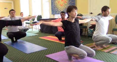 Practicing Yoga Asanas