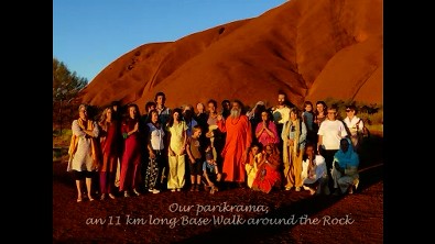 Desert tour with Swamiji in Australia 2011